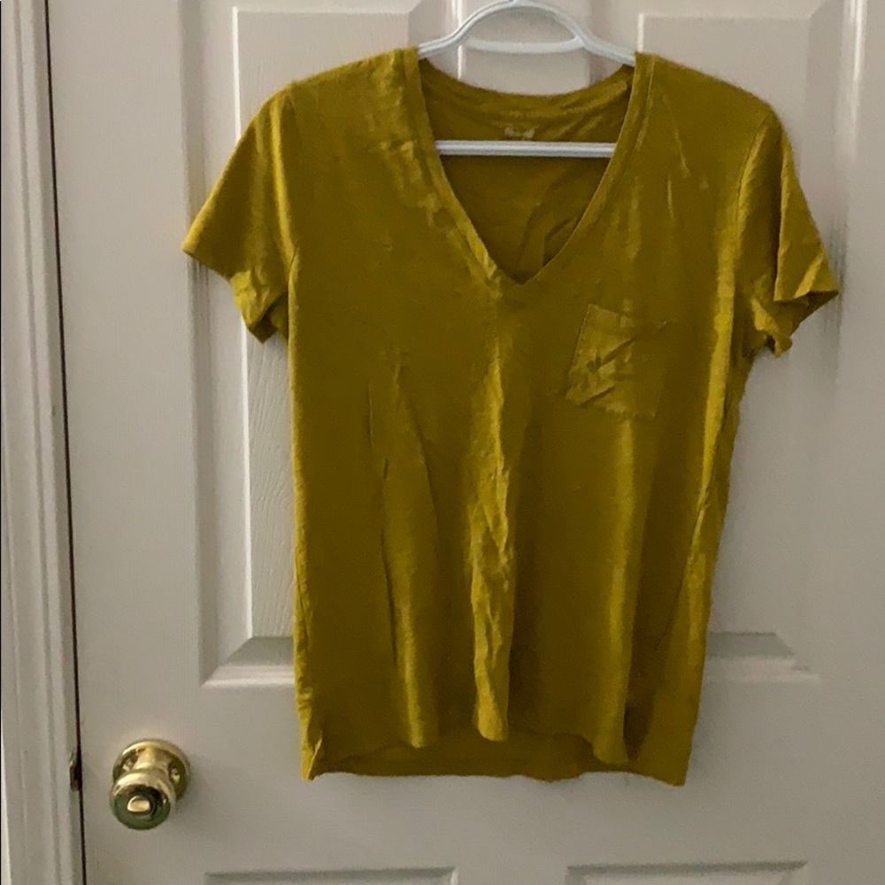 Madewell whisper tee pocket v neck